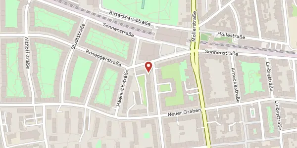 Karte der Umgebung von Große Heimstr. 1, 44139 Dortmund
