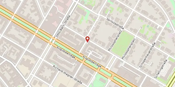 Karte der Umgebung von Leibnizstraße 6, 68165 Mannheim