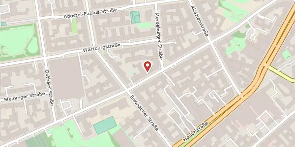 Karte der Umgebung von Belziger Straße 36, 10823 Berlin
