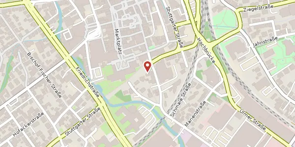 Karte der Umgebung von Stuttgarter Straße 29, 73430 Aalen