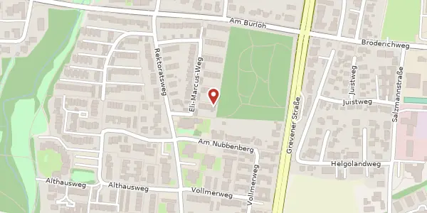 Karte der Umgebung von Eli-Marcus-Weg 9, 48159 Münster