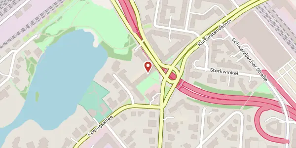 Karte der Umgebung von Halenseestraße 1 a, 10711 Berlin