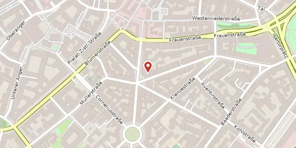 Karte der Umgebung von Rumfordstr. 7, 80469 München