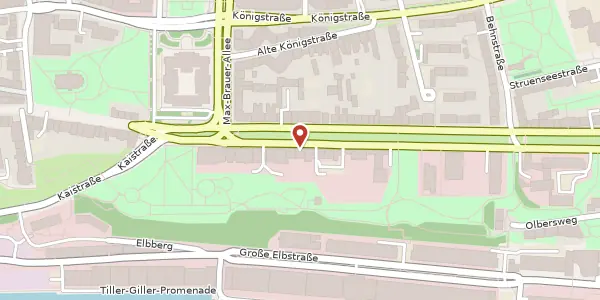 Karte der Umgebung von Palmaille 59, 22767 Hamburg