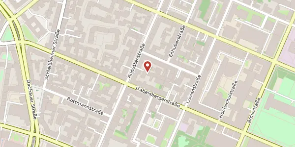 Karte der Umgebung von Gabelsbergerstr. 36, 80333 München