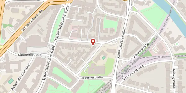 Karte der Umgebung von Schrammsweg 30, 20249 Hamburg