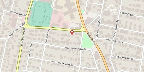Karte der Umgebung von Waisenhausstr. 22, 82362 Weilheim i. OB.