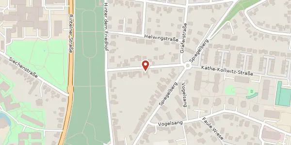 Karte der Umgebung von Hamelmannstr. 11, 32657 Lemgo