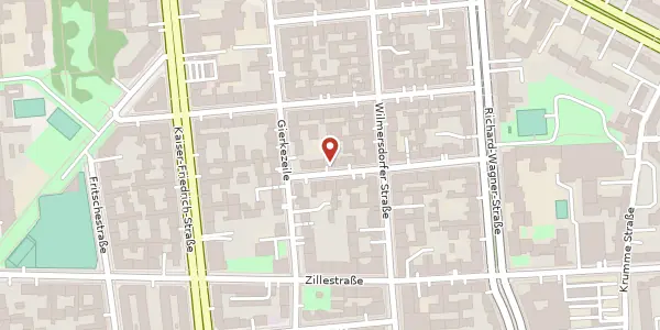 Karte der Umgebung von Thrasoltstraße 22, 10585 Berlin