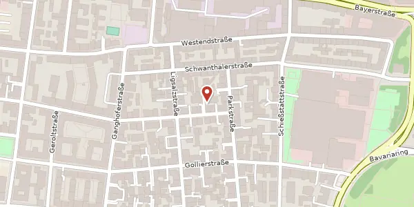 Karte der Umgebung von Tulbeckstr. 4 a, 80339 München