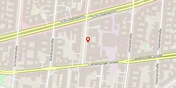 Karte der Umgebung von Knesebeckstraße 59-61, 10719 Berlin