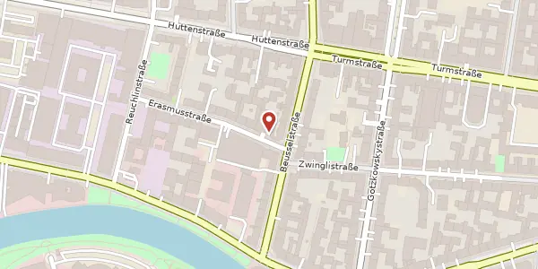 Karte der Umgebung von Erasmusstraße 1, 10553 Berlin