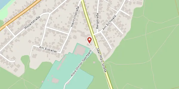 Karte der Umgebung von Saar-Pfalz-Straße 9, 66424 Homburg
