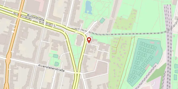 Karte der Umgebung von Büllowstraße 66, 10783 Berlin