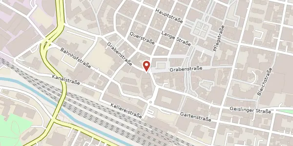 Karte der Umgebung von Grabenstraße 30, 73033 Göppingen
