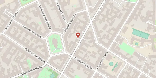 Karte der Umgebung von Kastanienallee 43, 10119 Berlin