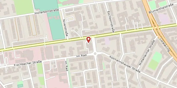 Karte der Umgebung von Dotzheimer Str. 150, 65197 Wiesbaden