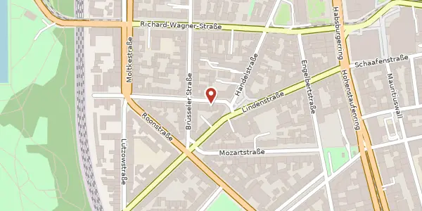 Karte der Umgebung von Jülicher Str. 5, 50674 Köln