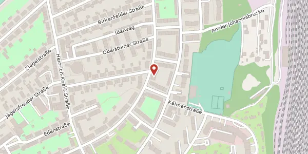 Karte der Umgebung von Neunkircher Straße 90, 66113 Saarbrücken