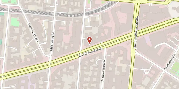 Karte der Umgebung von Kurfürstendamm 26 a, 10719 Berlin