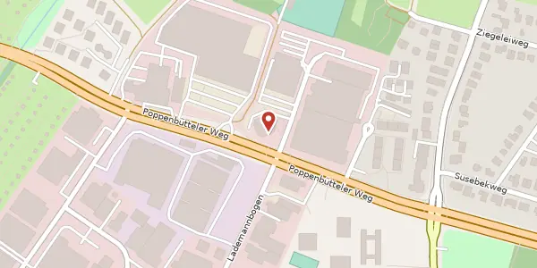 Karte der Umgebung von Poppenbütteler Weg 25, 22339 Hamburg