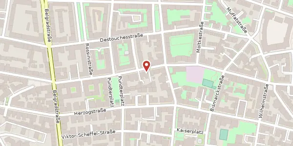 Karte der Umgebung von Clemensstr. 47, 80803 München