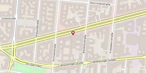 Karte der Umgebung von Kurfürstendamm 195, 10707 Berlin