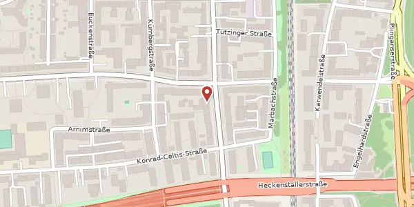 Karte der Umgebung von Passauer Str. 44, 81369 München