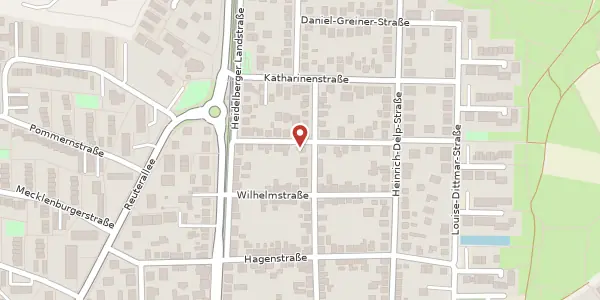 Karte der Umgebung von Weingartenstr. 54, 64297 Darmstadt