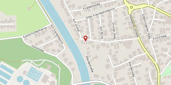 Karte der Umgebung von In den Hornen 24, 49808 Lingen