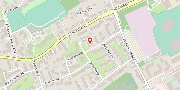 Karte der Umgebung von Kiefernweg 20, 44801 Bochum
