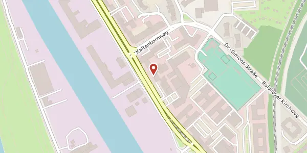 Karte der Umgebung von Siegburger Straße 223, 50679 Köln