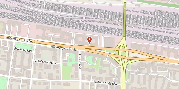 Karte der Umgebung von Landsberger Str. 302, 80687 München