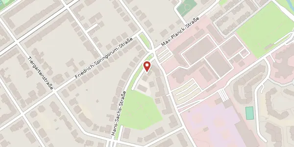 Karte der Umgebung von Hans-Sachs-Str. 79, 40237 Düsseldorf