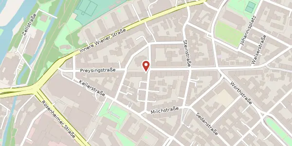 Karte der Umgebung von Preysingstr. 20, 81667 München