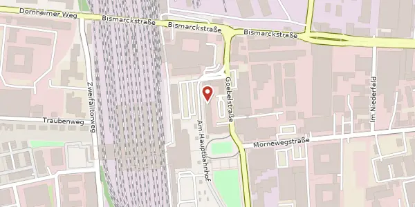Karte der Umgebung von Poststr. 9, 64293 Darmstadt