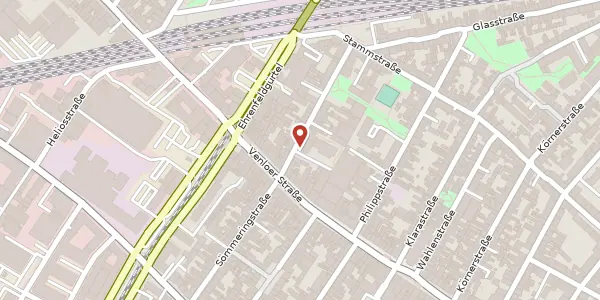 Karte der Umgebung von Hansemannstr. 8, 50823 Köln