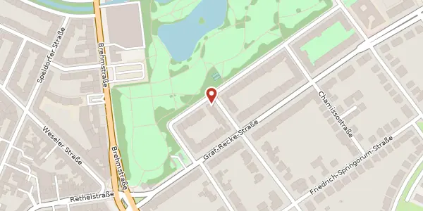 Karte der Umgebung von Tiergartenstr. 1A, 40237 Düsseldorf