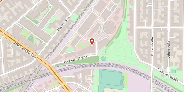 Karte der Umgebung von EUREF Campus 23/24, 10829 Berlin