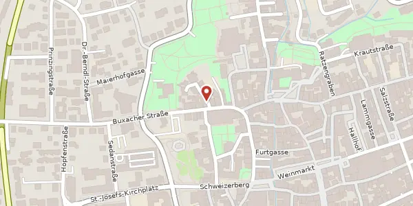 Karte der Umgebung von Pfaffengasse 1, 87700 Memmingen