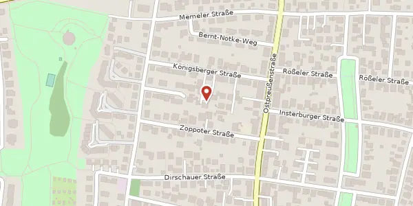 Karte der Umgebung von Königsberger Str. 14 f, 81927 München