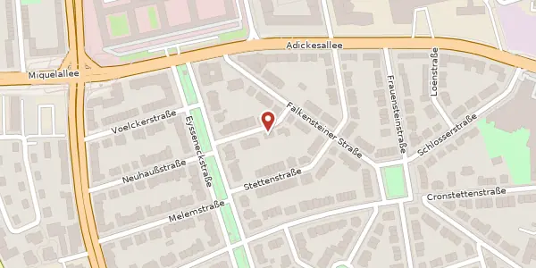 Karte der Umgebung von Kleebergstr. 5, 60322 Frankfurt