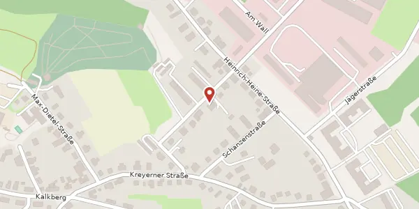Karte der Umgebung von Max-Kamprath-Straße 5, 01662 Meißen
