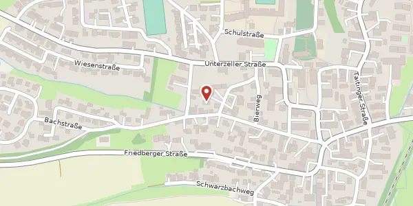 Karte der Umgebung von Bachstr. 18, 86453 Dasing