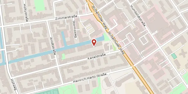 Karte der Umgebung von Kanalstraße 58, 22085 Hamburg