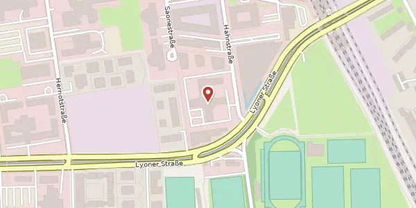 Karte der Umgebung von Hahnstr. 70, 60528 Frankfurt
