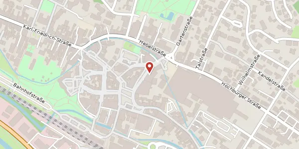 Karte der Umgebung von Theodor-Ludwig-Straße 26, 79312 Emmendingen