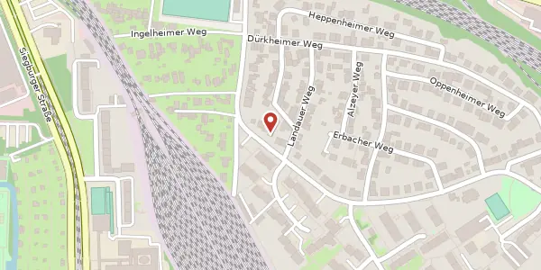 Karte der Umgebung von Offenbacher Weg 10, 40591 Düsseldorf
