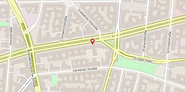 Karte der Umgebung von Kurfürstendamm 178, 10707 Berlin