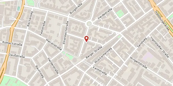 Karte der Umgebung von Herbartstr. 13, 60316 Frankfurt